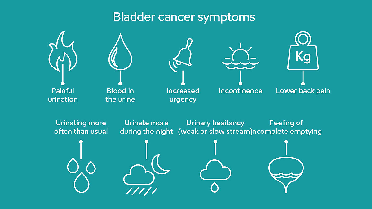 Description of bladder cancer symptoms