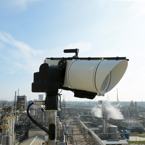 Real-time gas leak detection camera